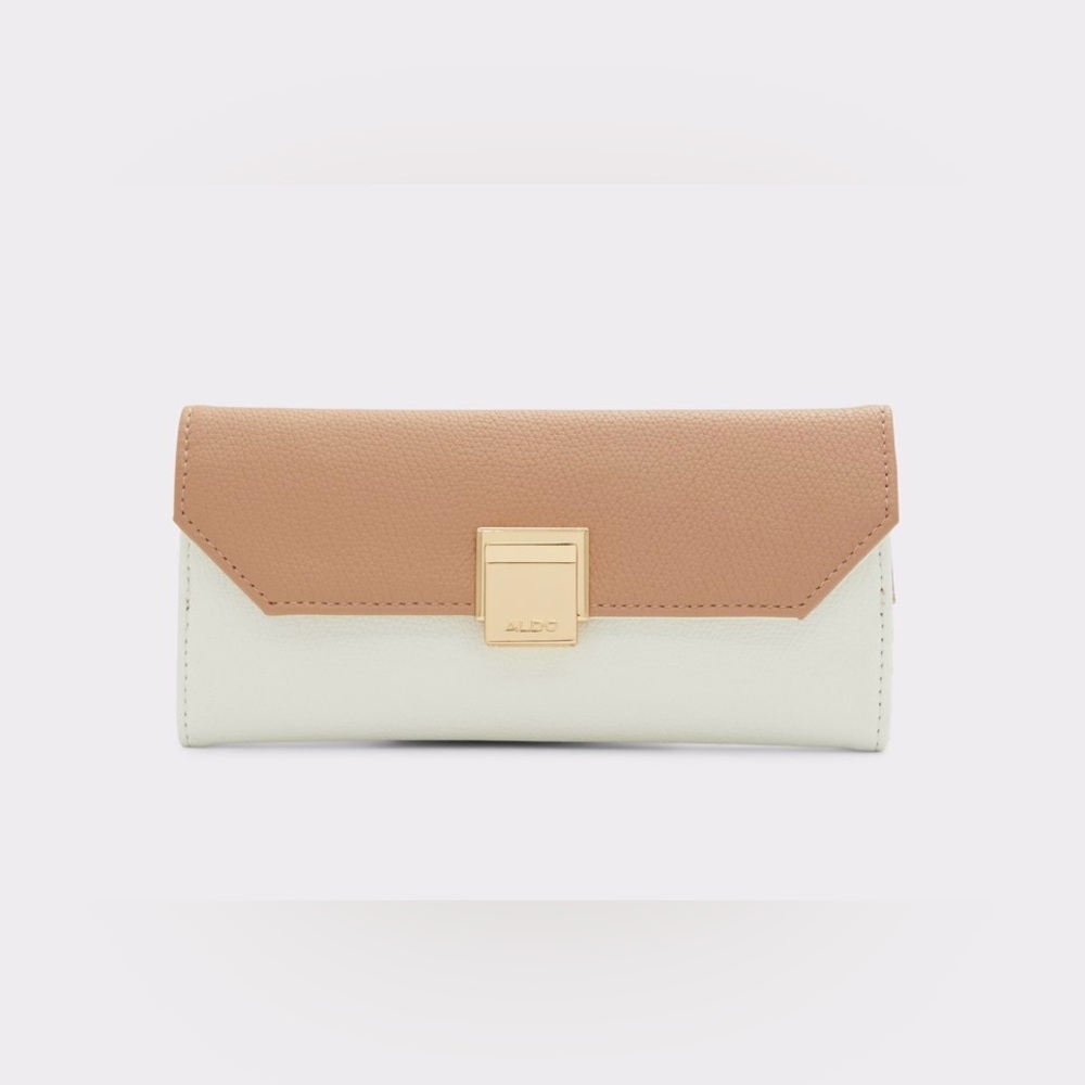 Aldo Laviosa Tan and White Wallet